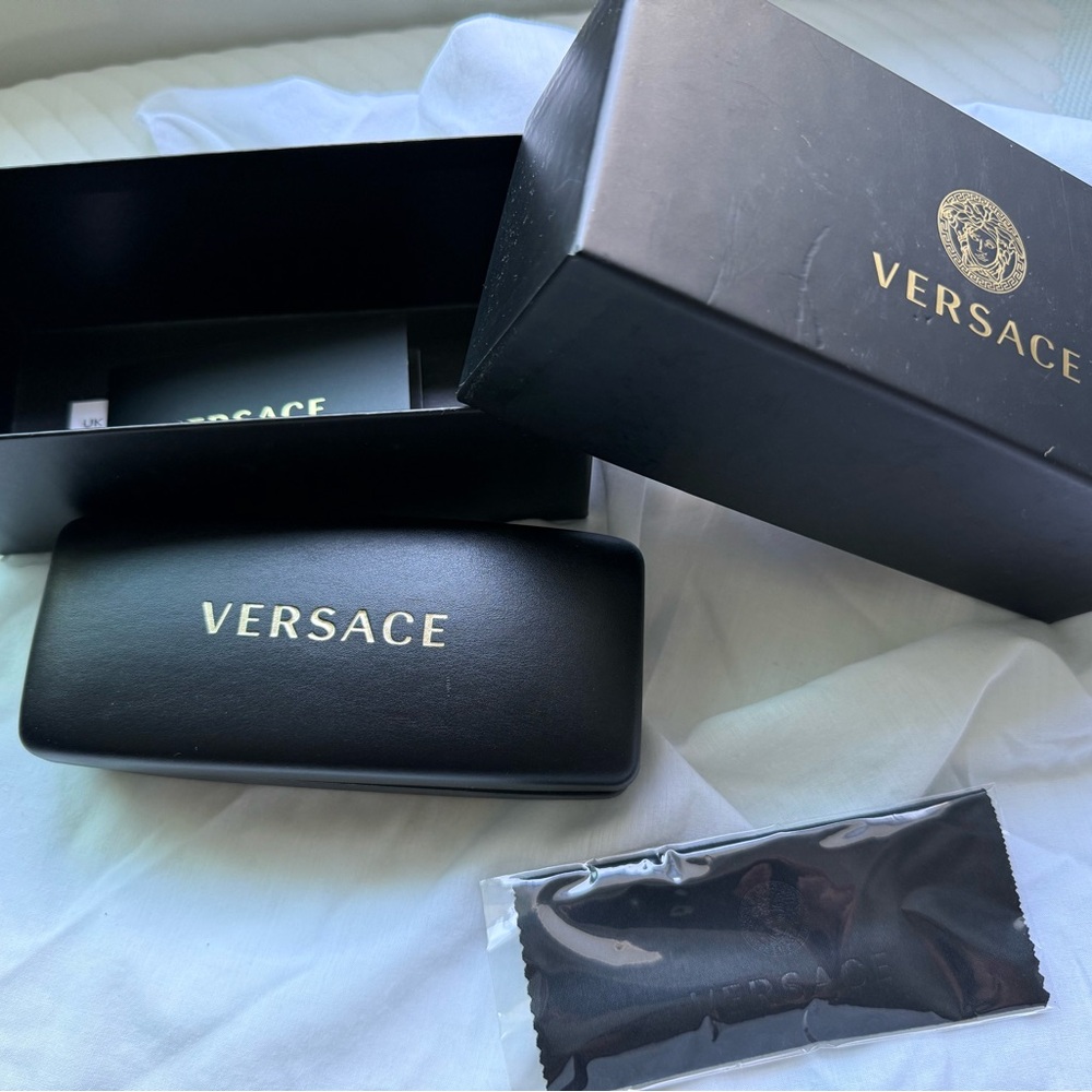 Versace Black Sunglasses Case